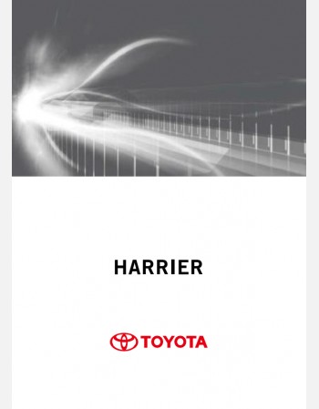 toyota harrier 2013 2014 2015 navigation infotainment system manual